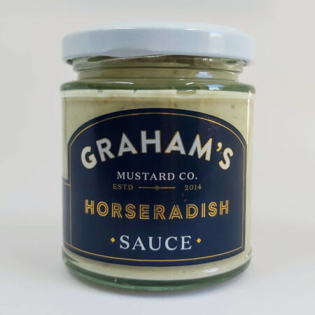 Staklenka Graham’s hren umaka, Horseradish Sauce, kremasti začinski dodatak