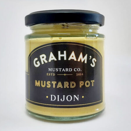Staklenka Graham’s Dijon senfa, Mustard Pot, klasični francuski senf